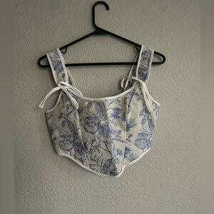 Victorian Blue Corset